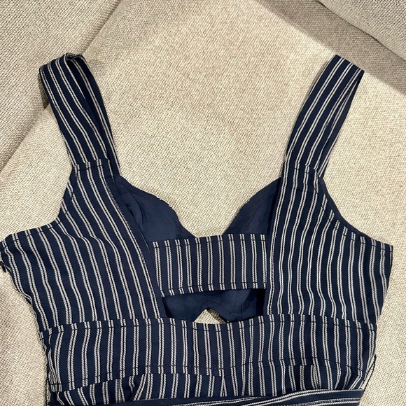 Anthropologie petite wide leg jumpsuit - Picture 4 of 5